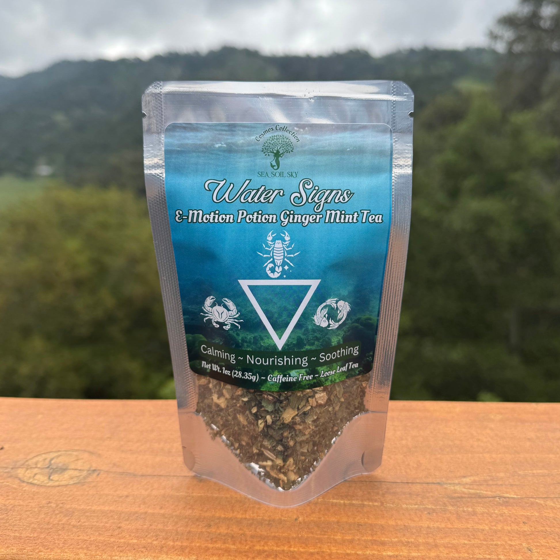 Ginger mint tea