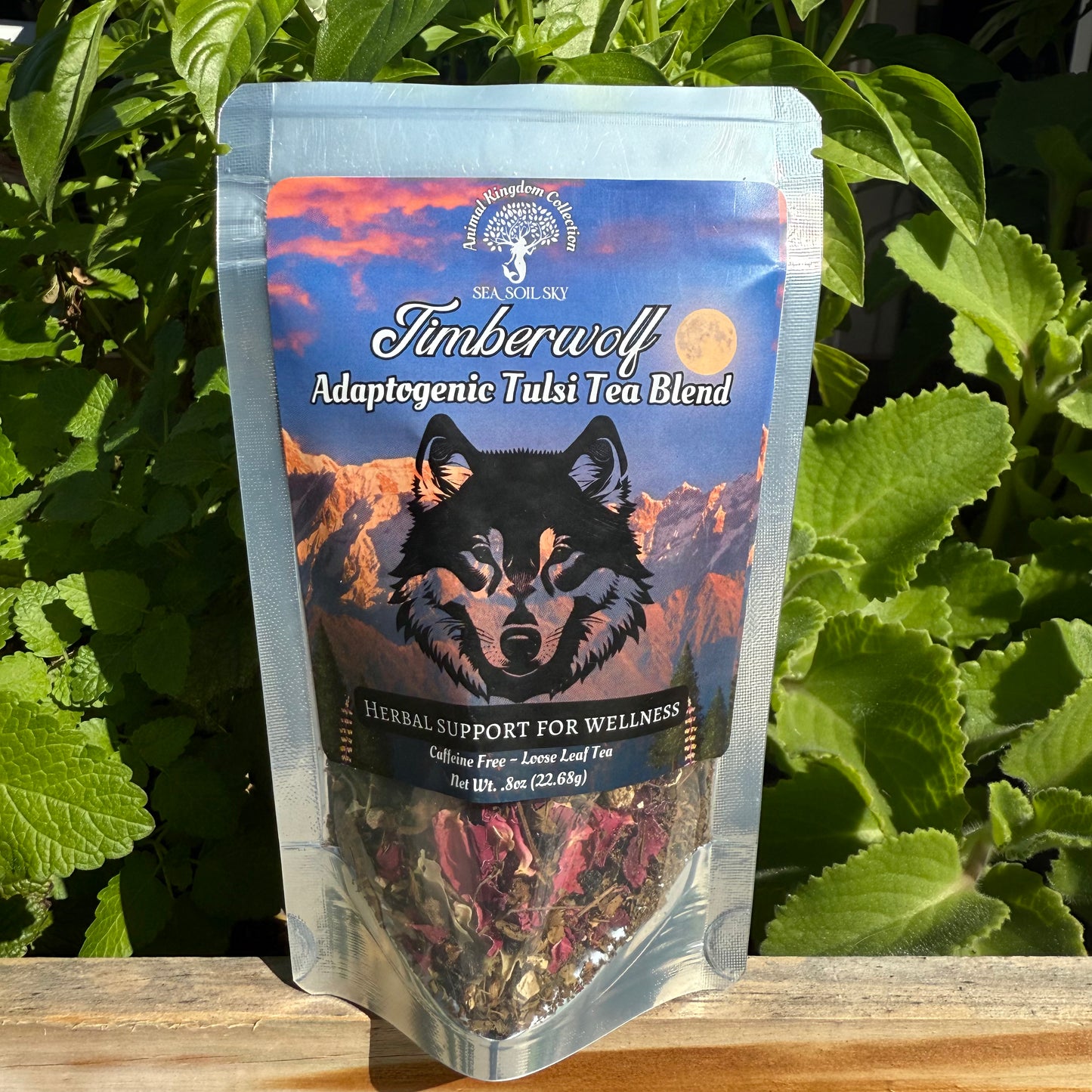 Timberwolf - Tulsi Rose Tea Blend with Ashwagandha & Elder Berry