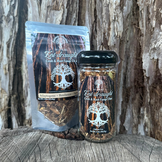 Herbal tea chai and mushroom