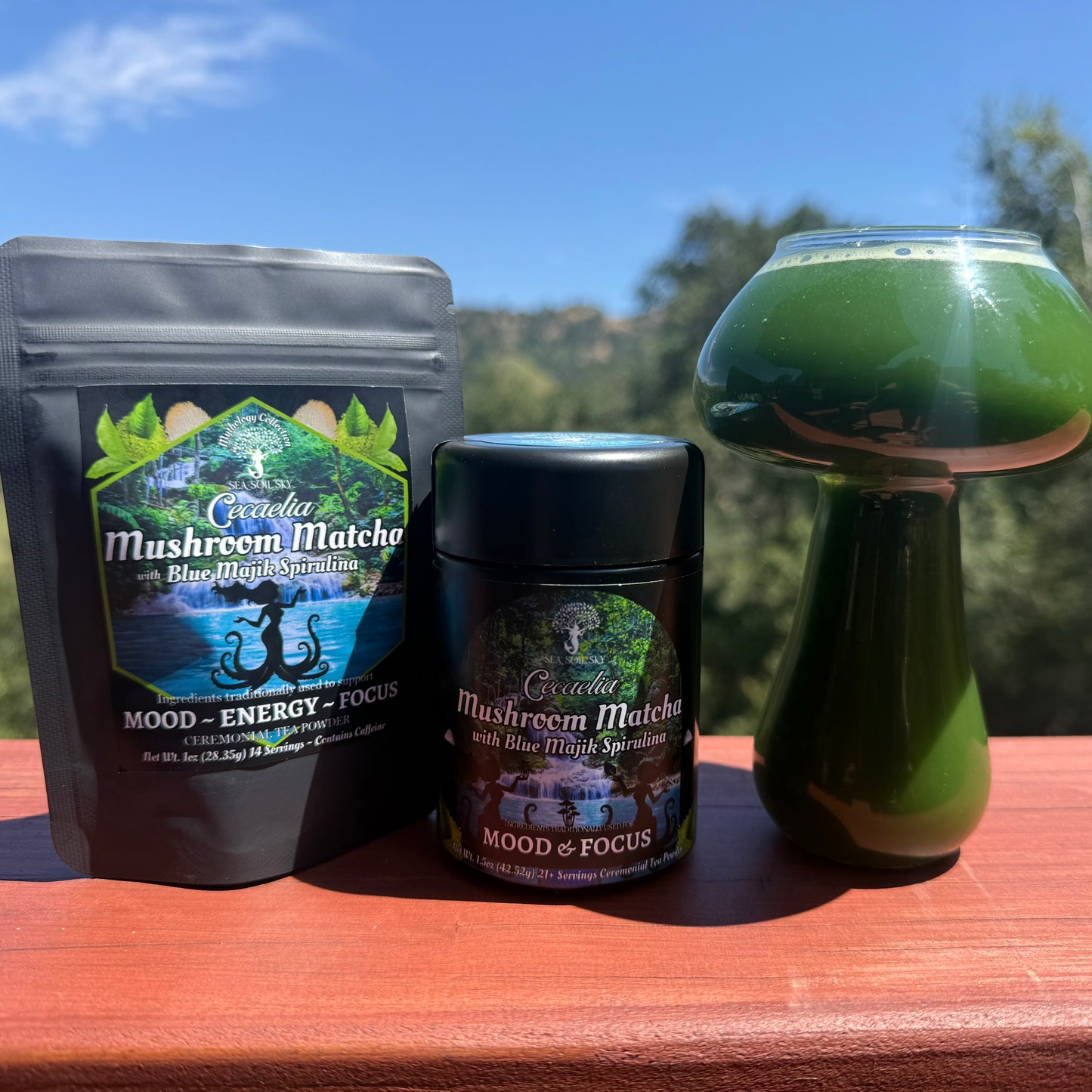Cecaelia ~ Mushroom Matcha ~ Mood & Focus